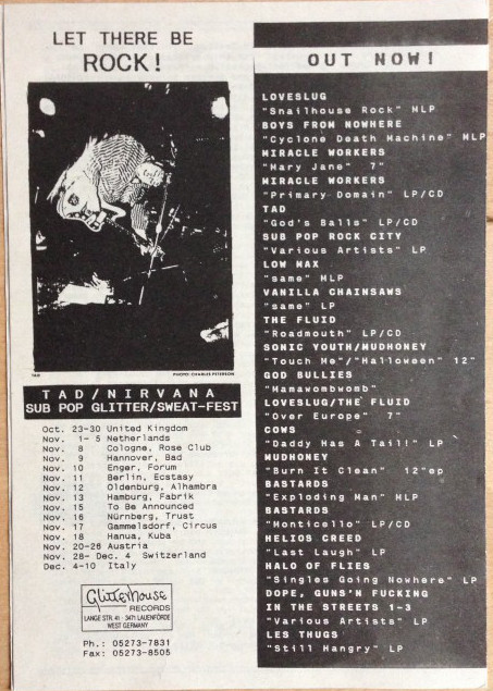 V/A feat. Boss Hog - Glitterhouse Flyer (PRESS, EUROPE) - 3